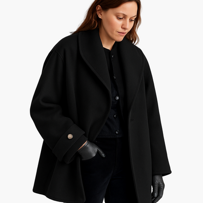 Damen Eleganter Winter Trenchcoat – Oversize Mantel für stilvolle Auftritte