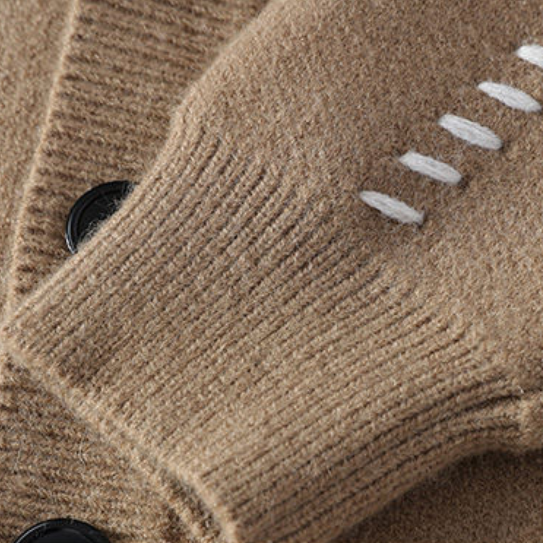 Herren Strickcardigan – Klassischer Knopfverschluss & Moderner Stil für Alltag und Büro