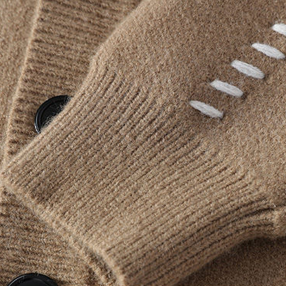 Herren Strickcardigan – Klassischer Knopfverschluss & Moderner Stil für Alltag und Büro