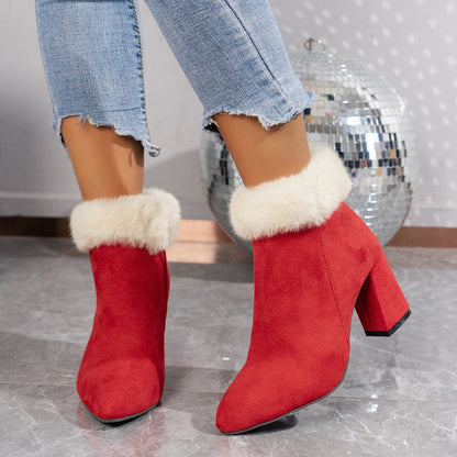 Vanessa – Damen Stiefeletten mit Karomuster
