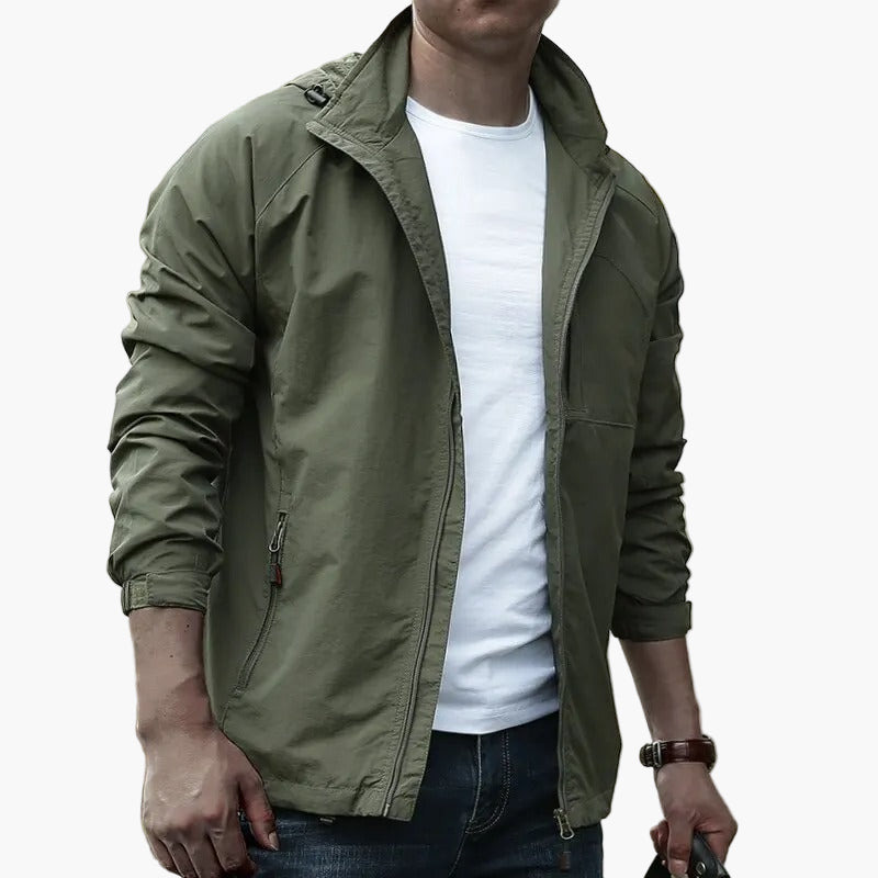 Herren Cargo Sommerjacke – Funktionale Outdoor Übergangsjacke für Alltag & Freizeit