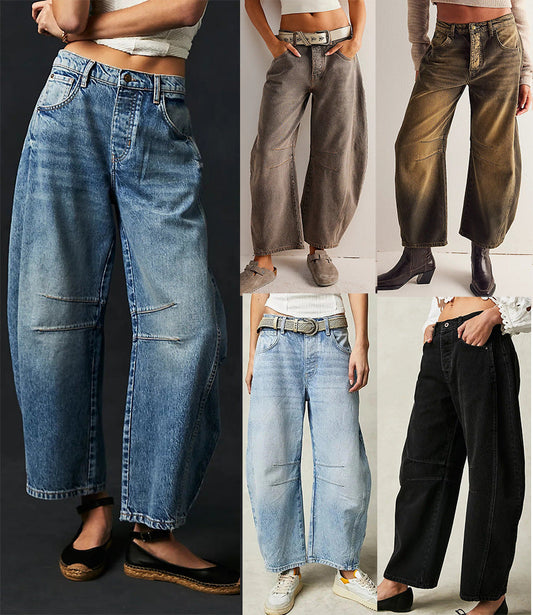 Marie – Weite Damenjeans mit hohem Stretchanteil