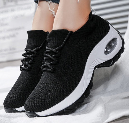 Andrea – Damen-Laufschuhe mit Fliegender Strickoberfläche