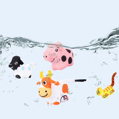 Unisex Baby Spielmatte Jungle – Weiche Krabbeldecke mit Tiermotiven und Spielzeug, Fördert Entwicklung und Sensorik