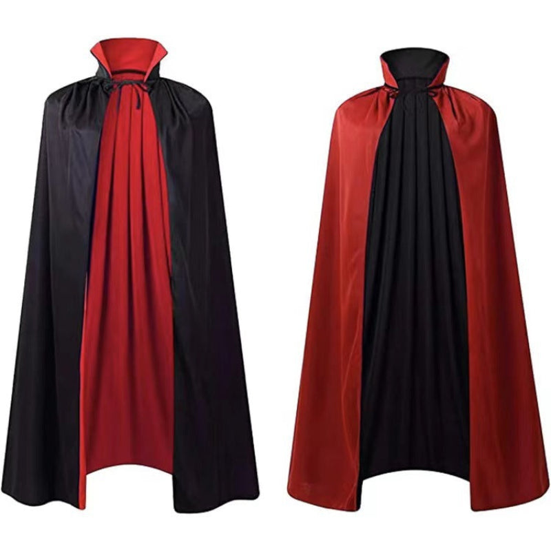 Halloween Unisex Vampir Umhang Kostüm für Erwachsene – Perfekt für Gruselpartys & Verkleidung