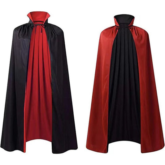 Halloween Unisex Vampir Umhang Kostüm für Erwachsene – Perfekt für Gruselpartys & Verkleidung
