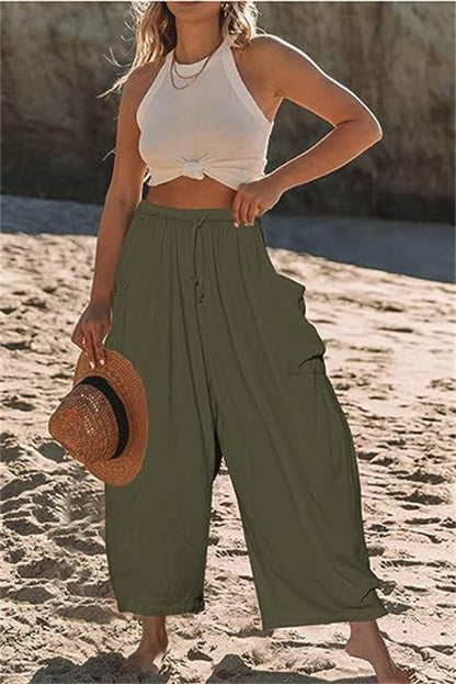 Marion – Weite Sommerhose mit Elastischem Bund