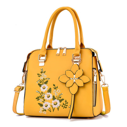 Jennifer – Bestickte Damenhandtasche mit Blumenmuster