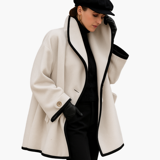 Damen Eleganter Winter Trenchcoat – Oversize Mantel für stilvolle Auftritte