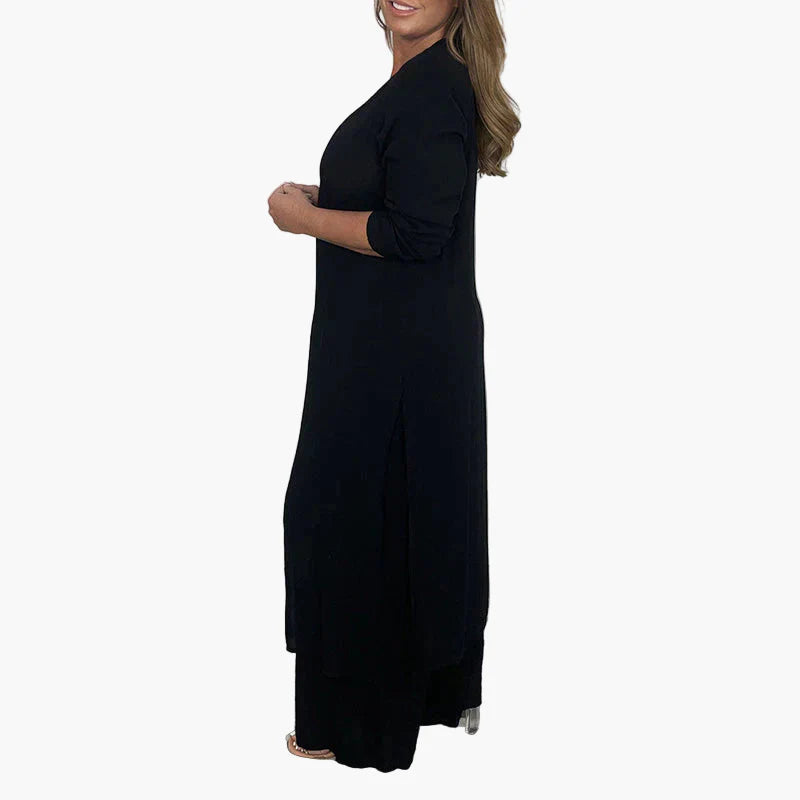 Damen Zweiteiliges Freizeit-Set – Elegantes Loungewear Outfit für Alltag & Events