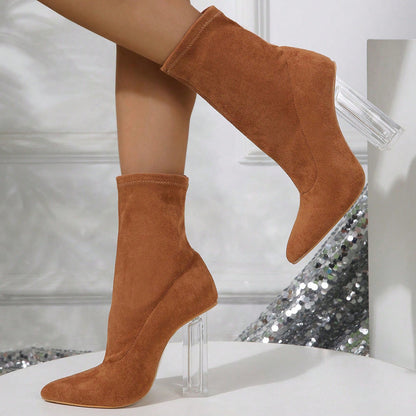 Hannah – Kristallabsatz Stiefel für Damen