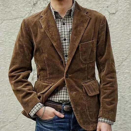 Rowan – Cordjacke für Herren im Casual-Stil