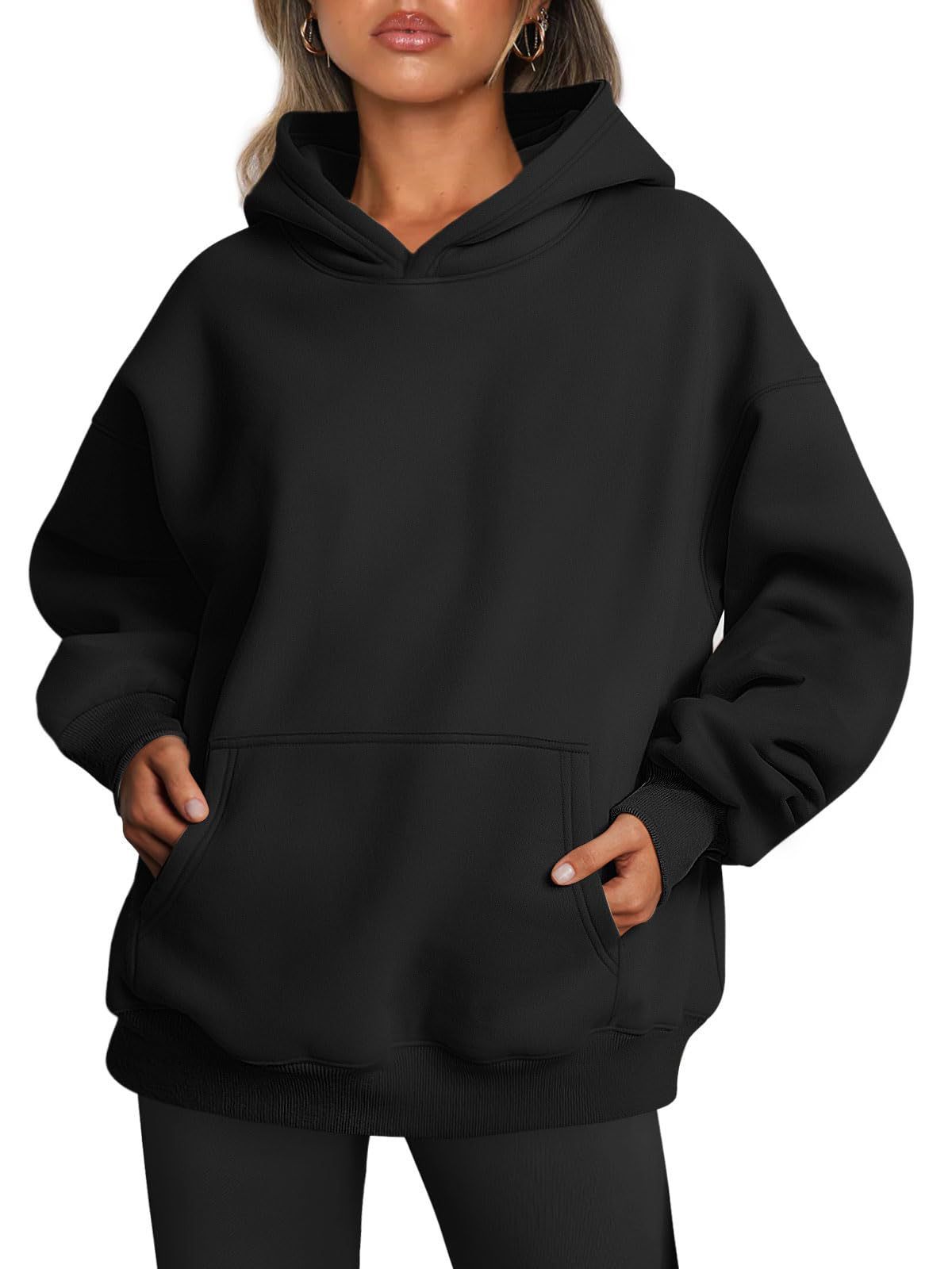 Sophie – Übergroßer Damen-Hoodie mit Fleece