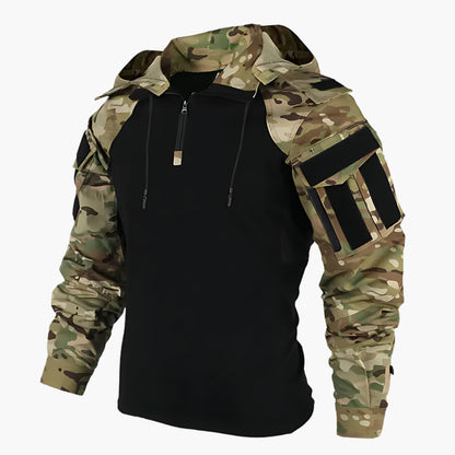 Herren Tactical Jacke – Outdoor Funktionsjacke mit Kapuze für Abenteuer & Alltag