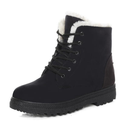 Linda – Warme Damen Schneestiefel mit Plüsch