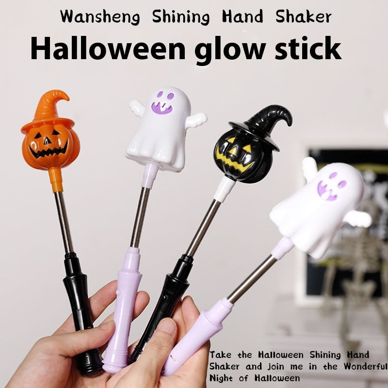 Halloween Luminous Hand Crank – Leuchtende Handrassel für Kinder & Erwachsene, perfekte Deko & Party-Accessoire