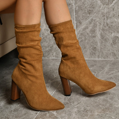 Natalie – Damen Winterstiefel mit Absatz