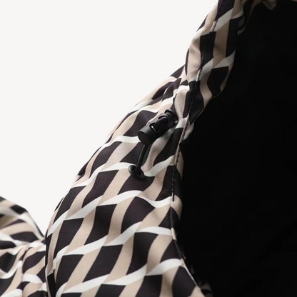 Damen Steppjacke mit Gürtel und Kapuze – Modische, Wasserabweisende Pufferjacke für Winter & Alltag