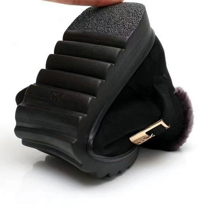 Anne – Warme Damenstiefel mit Plüschfutter und Reißverschluss