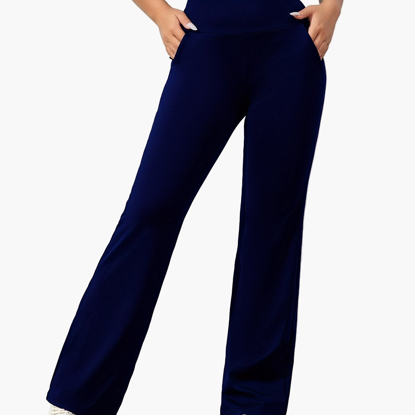 Damen Yoga Flared Hose – Komfortable Stretch Trainingshose für Alltag & Fitness