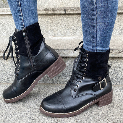 Margaret – Winter Cowboy Stiefel mit Schnallen