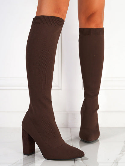 Lucy – Personalisierte Damenstiefel in Uni-Farben