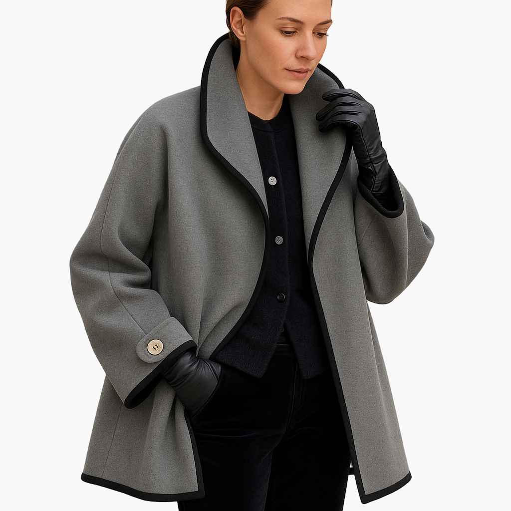 Damen Eleganter Winter Trenchcoat – Oversize Mantel für stilvolle Auftritte
