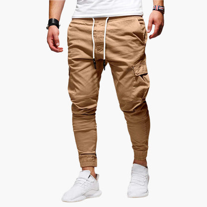 Herren Cargo Jogginghose – Moderne Freizeit- und Outdoor-Hose mit elastischem Bund und Taschen