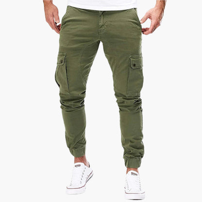 Herren Cargo Jogginghose – Moderne Freizeit- und Outdoor-Hose mit elastischem Bund und Taschen