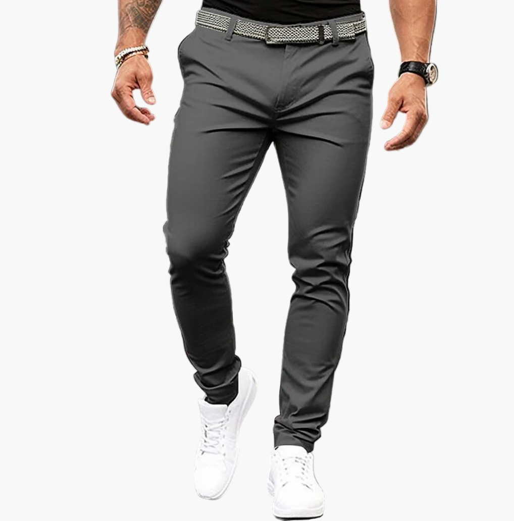 Herren Slim Fit Business Chinohose – Modische Freizeithose für Alltag und Anlass