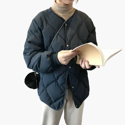 Damen Steppjacke Casual Ultraleicht Übergangsjacke Herbst Winter Outdoor