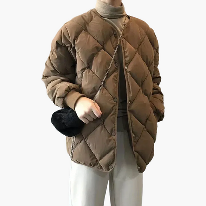 Damen Steppjacke Casual Ultraleicht Übergangsjacke Herbst Winter Outdoor