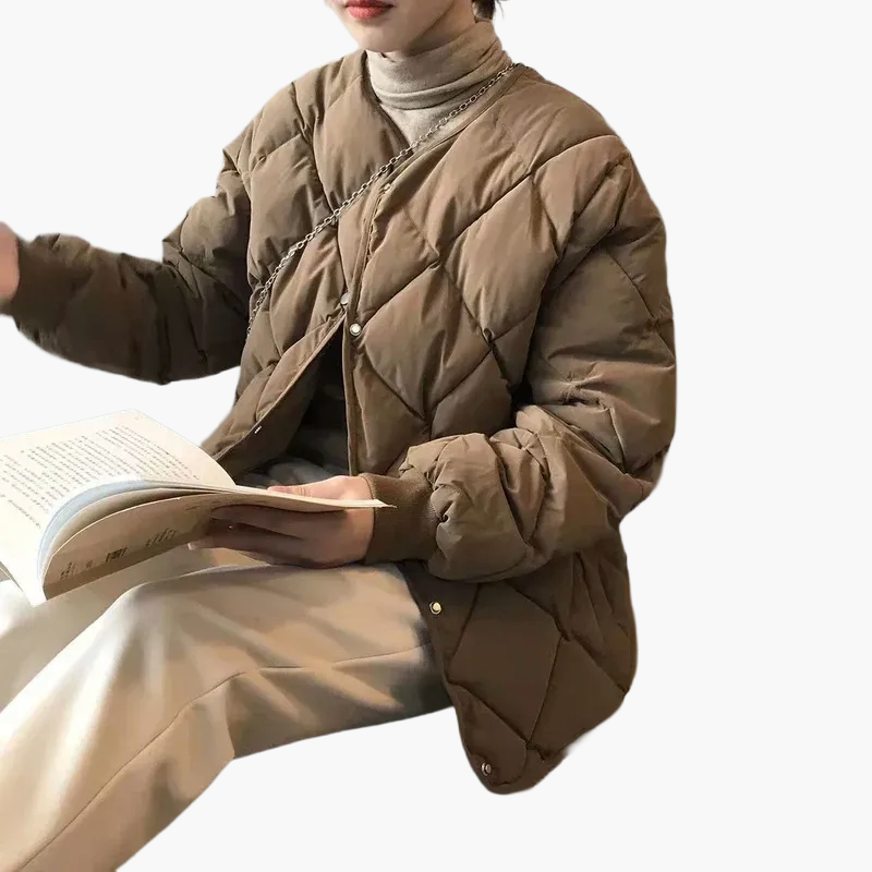 Damen Steppjacke Casual Ultraleicht Übergangsjacke Herbst Winter Outdoor