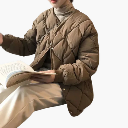 Damen Steppjacke Casual Ultraleicht Übergangsjacke Herbst Winter Outdoor