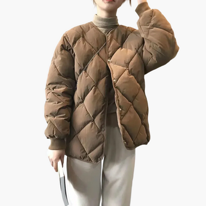 Damen Steppjacke Casual Ultraleicht Übergangsjacke Herbst Winter Outdoor