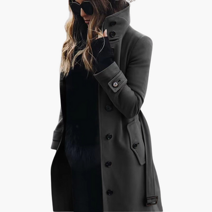 Damen Trenchcoat Elegant Modern – Stilvolle Übergangsjacke für Alltag und Business