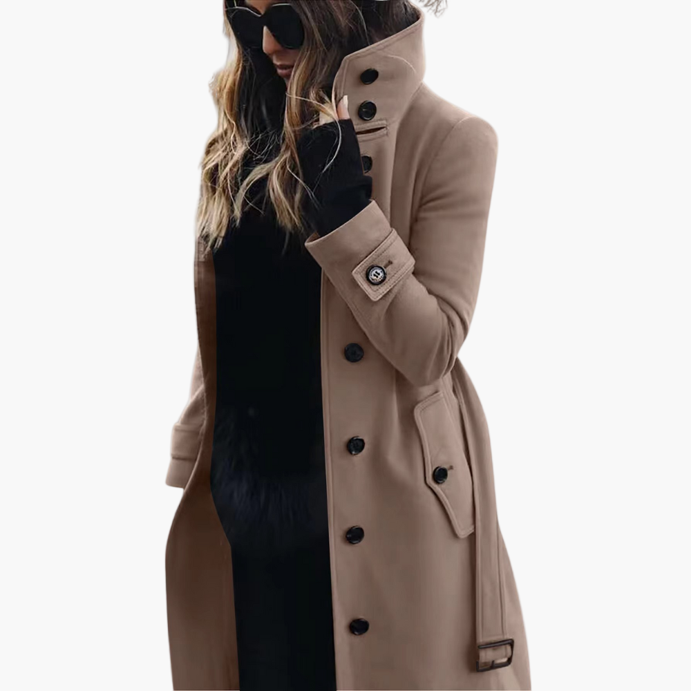 Damen Trenchcoat Elegant Modern – Stilvolle Übergangsjacke für Alltag und Business