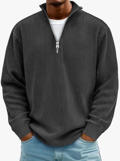 Herren Halbzip Pullover – Moderner Strick, Bequemer Style für Alltag & Freizeit