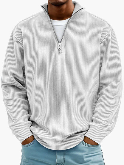 Herren Halbzip Pullover – Moderner Strick, Bequemer Style für Alltag & Freizeit