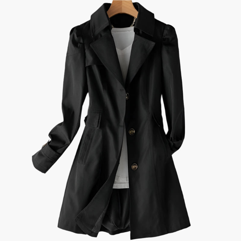 Damen Trenchcoat Elegant Klassisch – Vielseitige Übergangsjacke für Business & Freizeit