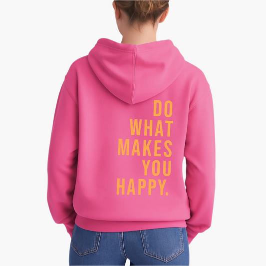 Damen Kapuzenpullover mit Textdruck – Lässiger Motivations-Hoodie für Alltag und Freizeit