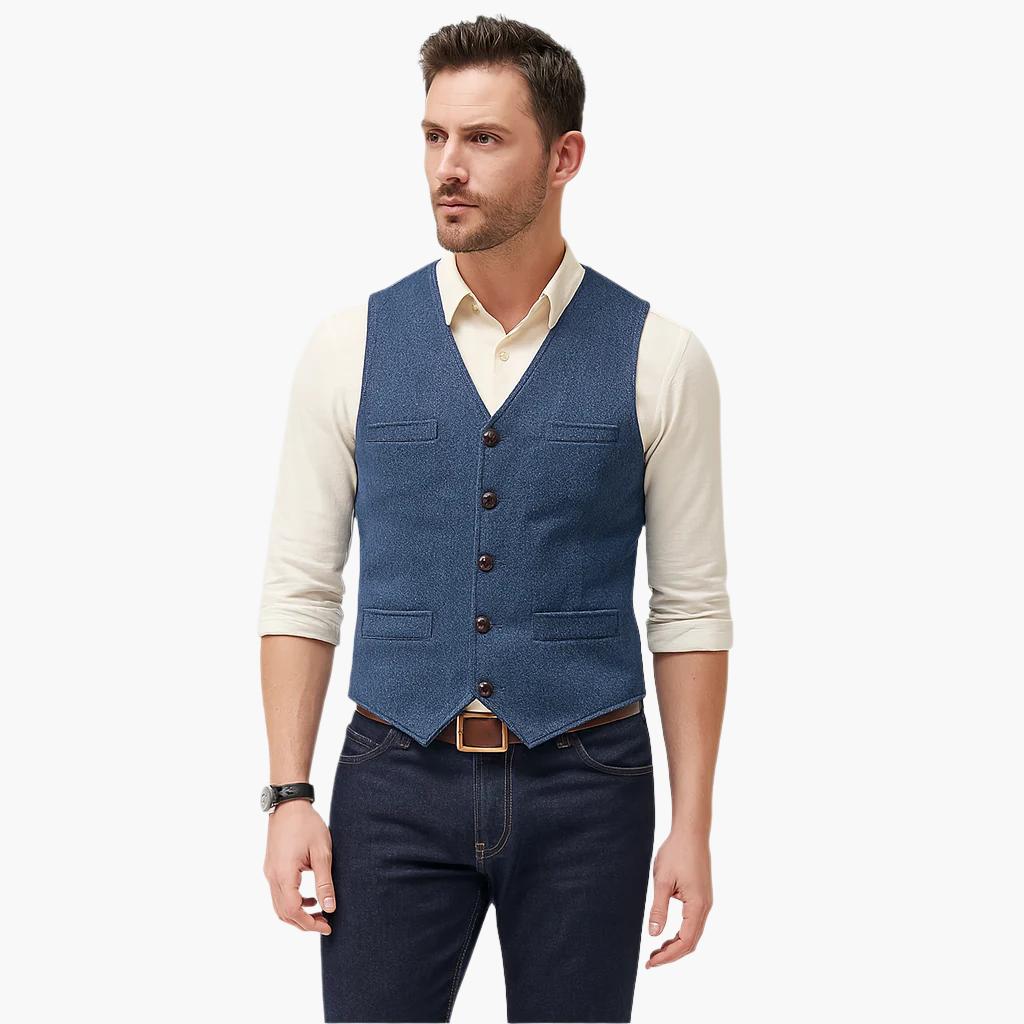 Herren Weste Modern Elegant – Stilvolles Gilet für Freizeit & Business Outfits