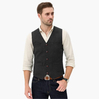 Herren Weste Modern Elegant – Stilvolles Gilet für Freizeit & Business Outfits