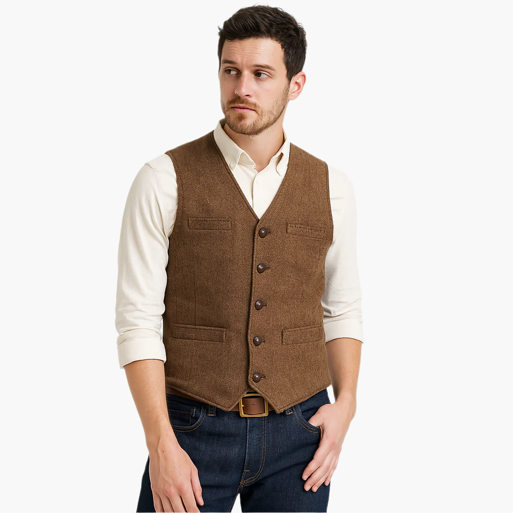 Herren Weste Modern Elegant – Stilvolles Gilet für Freizeit & Business Outfits