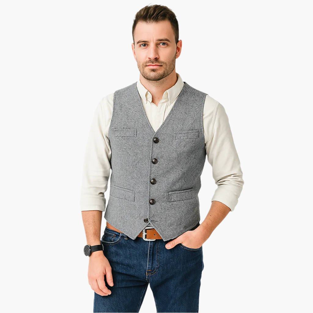Herren Weste Modern Elegant – Stilvolles Gilet für Freizeit & Business Outfits
