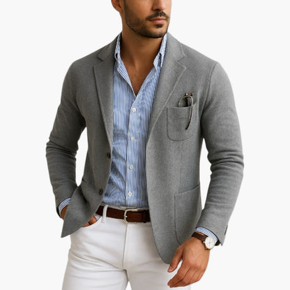 Herren Business Casual Sakko mit Reverskragen – Moderner Blazer für Büro & Freizeit
