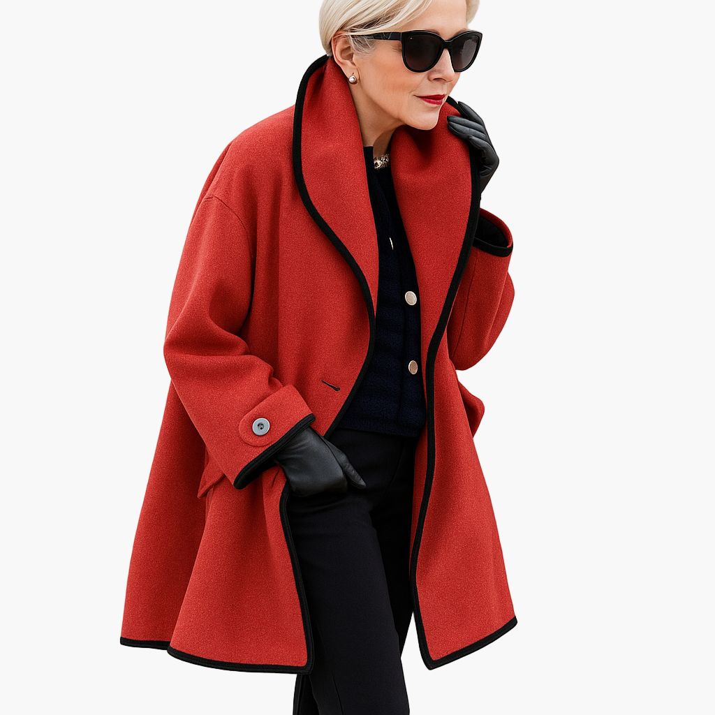 Damen Eleganter Winter Trenchcoat – Oversize Mantel für stilvolle Auftritte