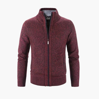 Herren Strickjacke mit Reißverschluss – Modernes Urban-Design für Freizeit & Büro
