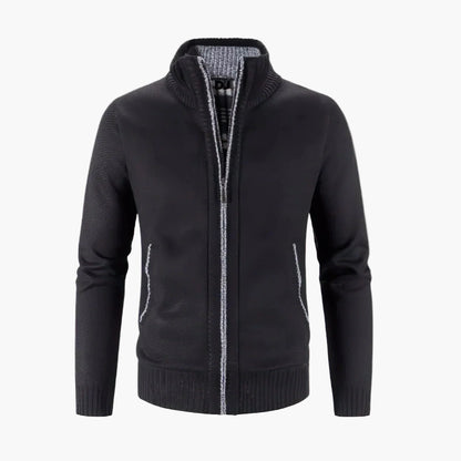 Herren Strickjacke mit Reißverschluss – Modernes Urban-Design für Freizeit & Büro