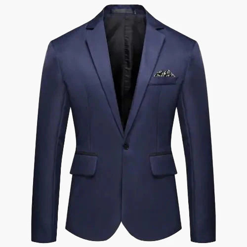 Herren Blazer Modern Einreiher Slim Fit für Business & festliche Anlässe